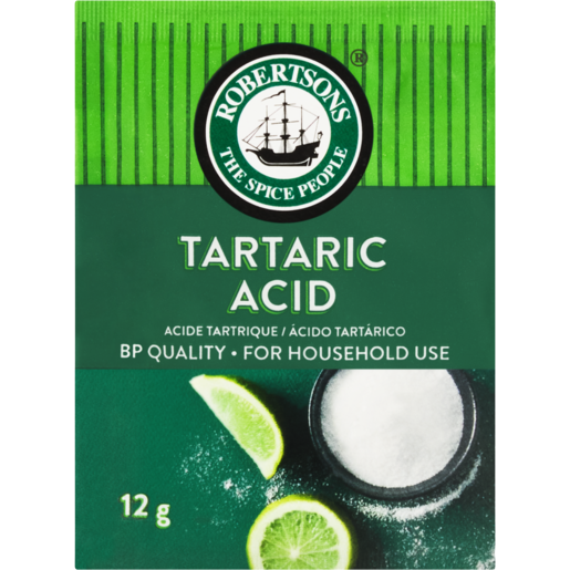 Robertsons Tartaric Acid 12g