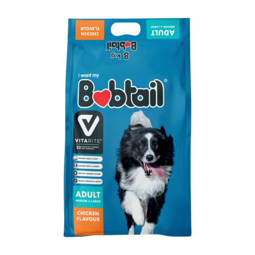 Bobtail Adult Medium to Large Assorted Flavours Dog Food 8kg