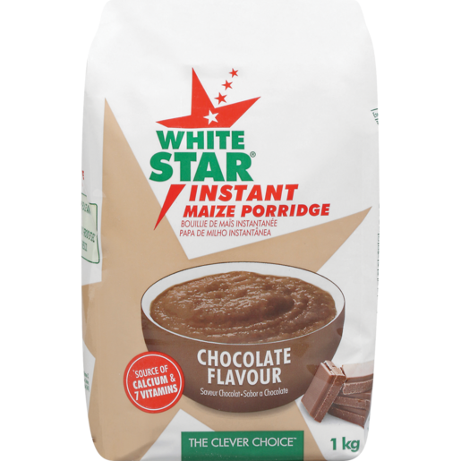 White Star Instant Porridge Chocolate 1kg