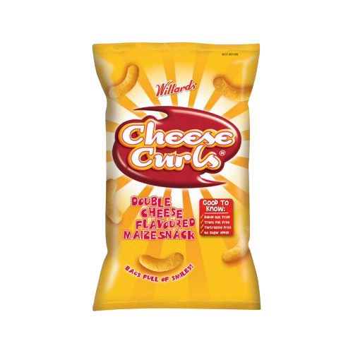 Willards Cheese Curls Double Cheese 150g