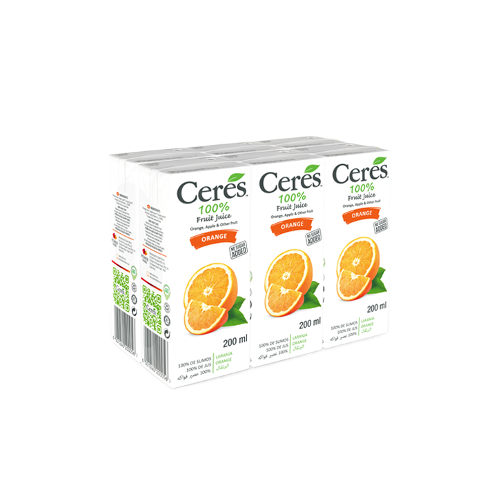 Ceres Orange Juice 6 x 200ml