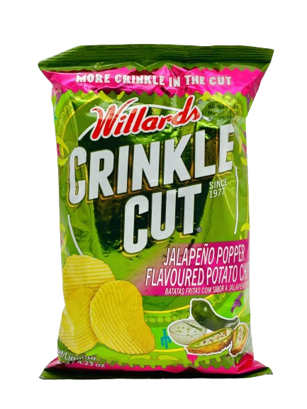 Willards Crinkle Cut Jalapeno Popper 120g