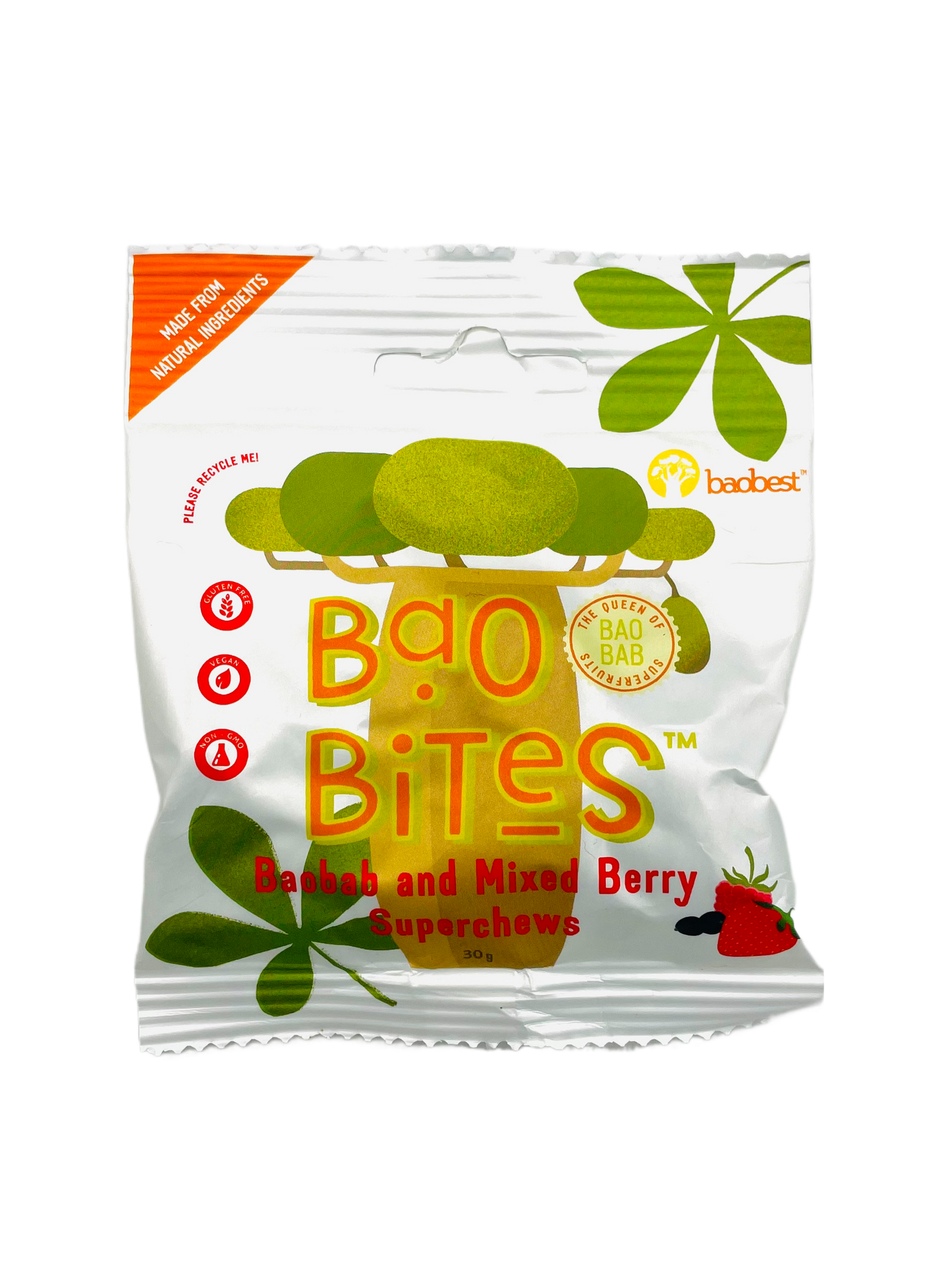 Bao Bites Baobab & Mixed Berry 30g