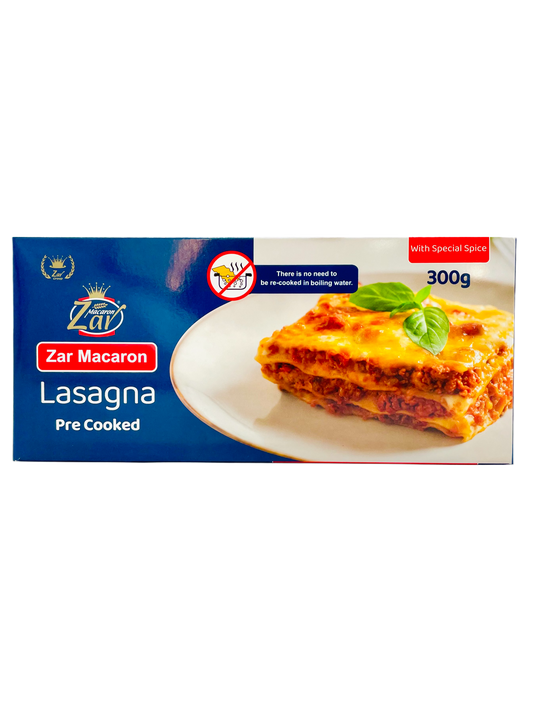 Zar Macaron Precooked Lasagna 300g