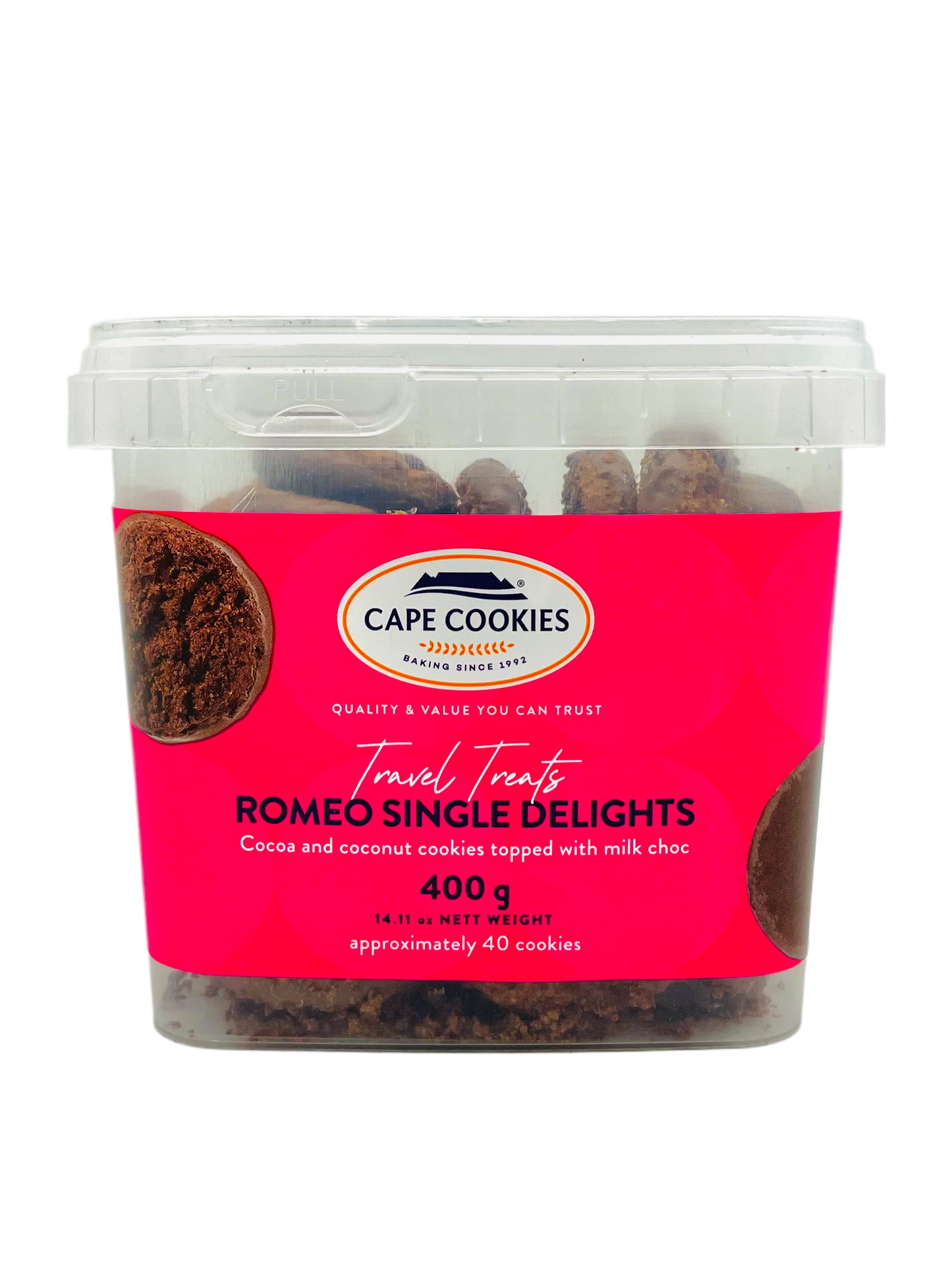 Cape Cookies Romeo Single Delights 400g