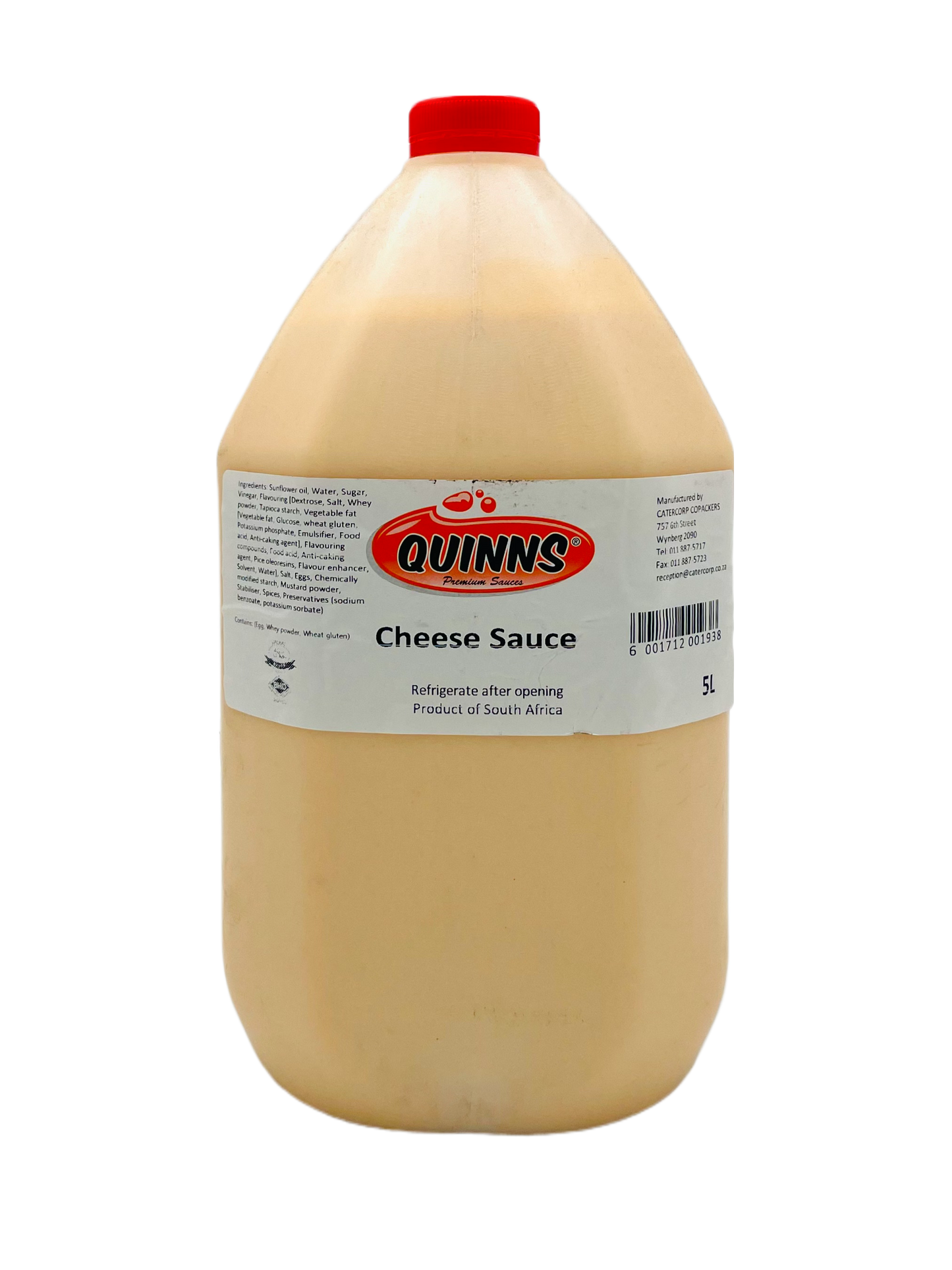 Quinns Cheese Sauce 5L