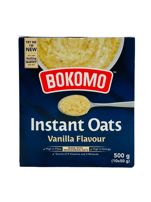 Bokomo Instant Oats Vanilla 500g
