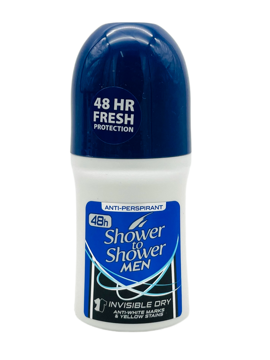Shower to Shower Invisible Dry Roll On 50ml