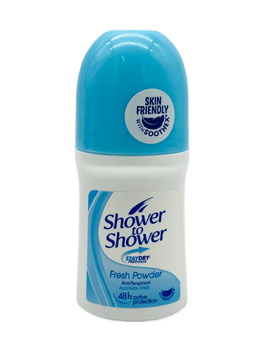 Shower to Shower Fresh Powder Roll On 50ml