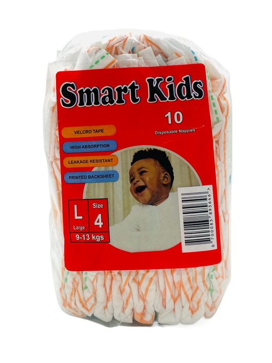 Smart Kids Nappies Large 10's