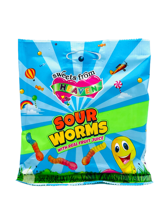 Sweets From Heaven Sour Worms 65g