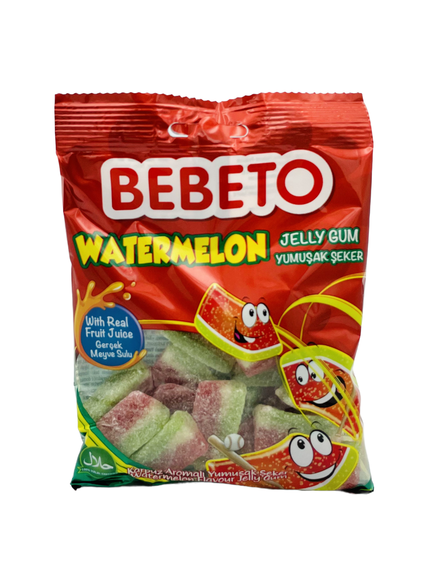 Bebeto Watermelon Jelly Gums 80g