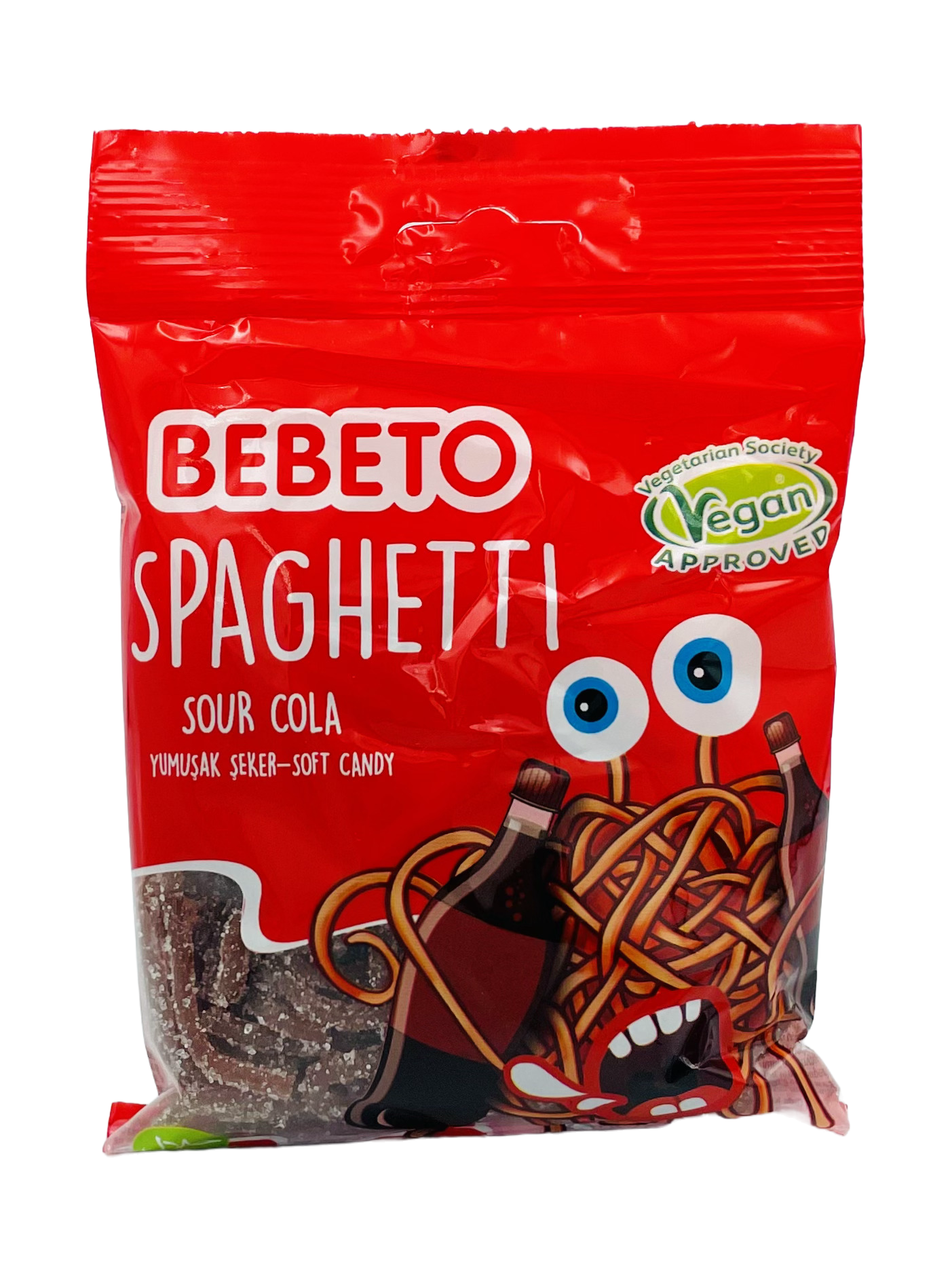 Bebeto Spaghetti Sour Cola 80g