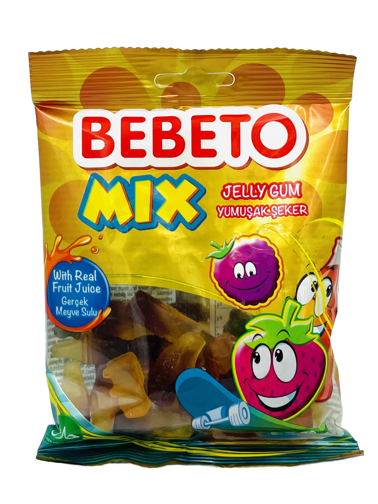 Bebeto Fruit Mix Jelly Gums 80g