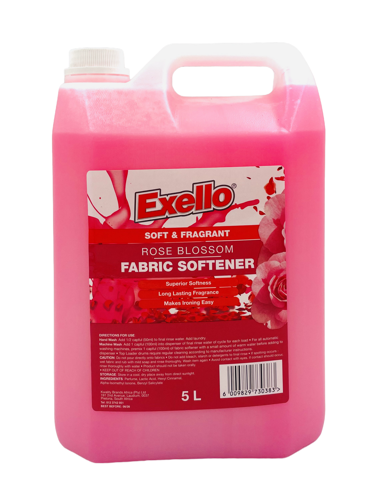 Exello Rose Blossom Fabric Softener 5L