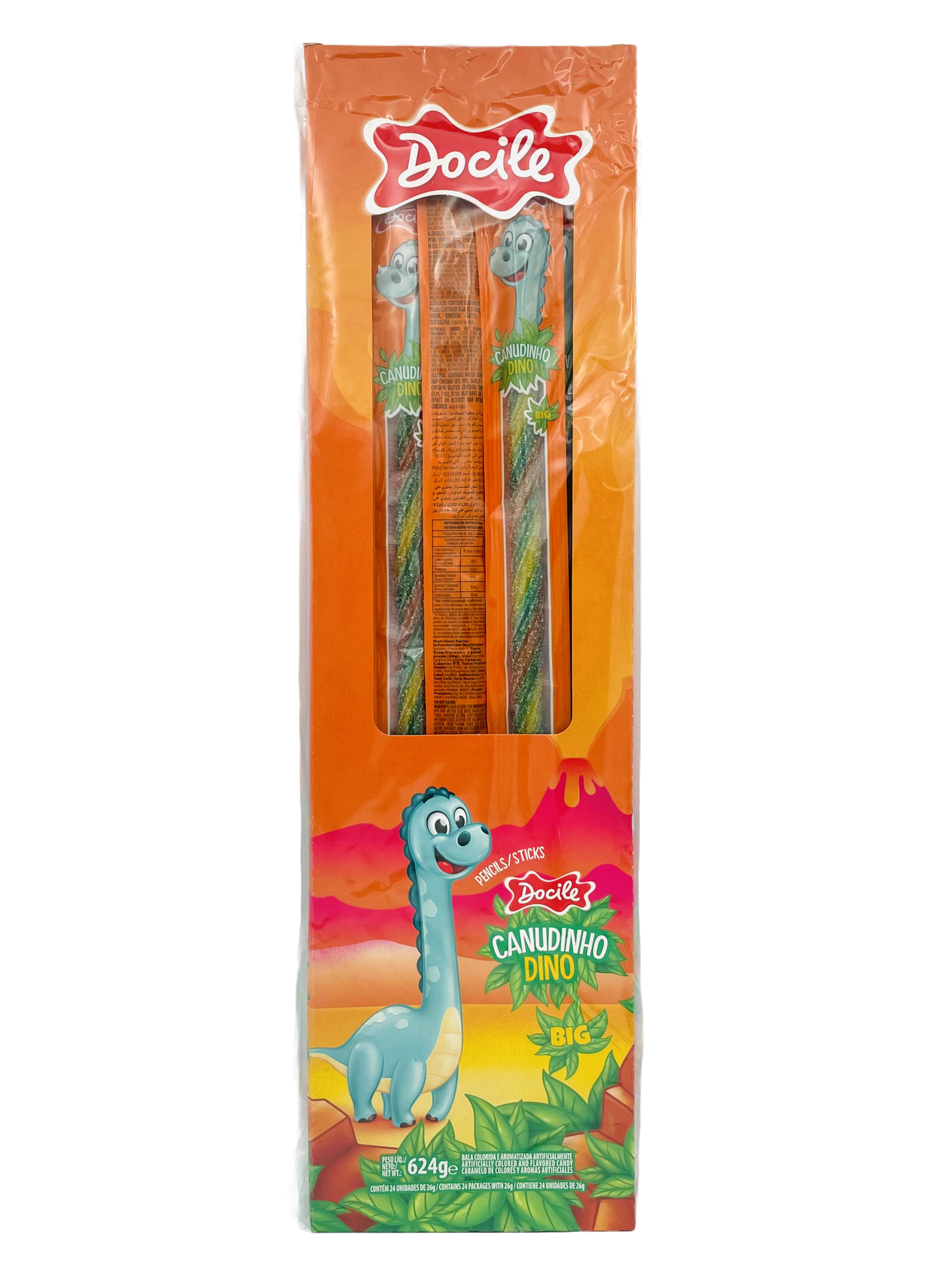 Docile Dino Fruit Sticks 26g