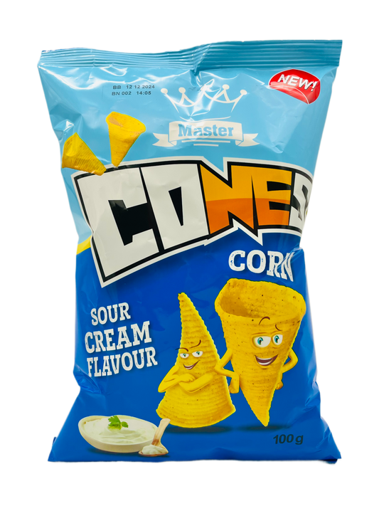 Master Cones Corn Chips Sour Cream 100g