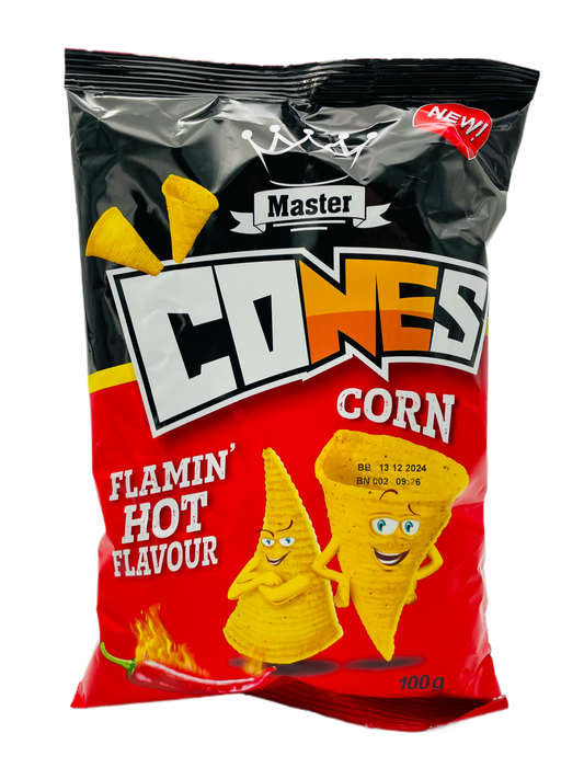 Master Cones Corn Chips Flamin' Hot 100g