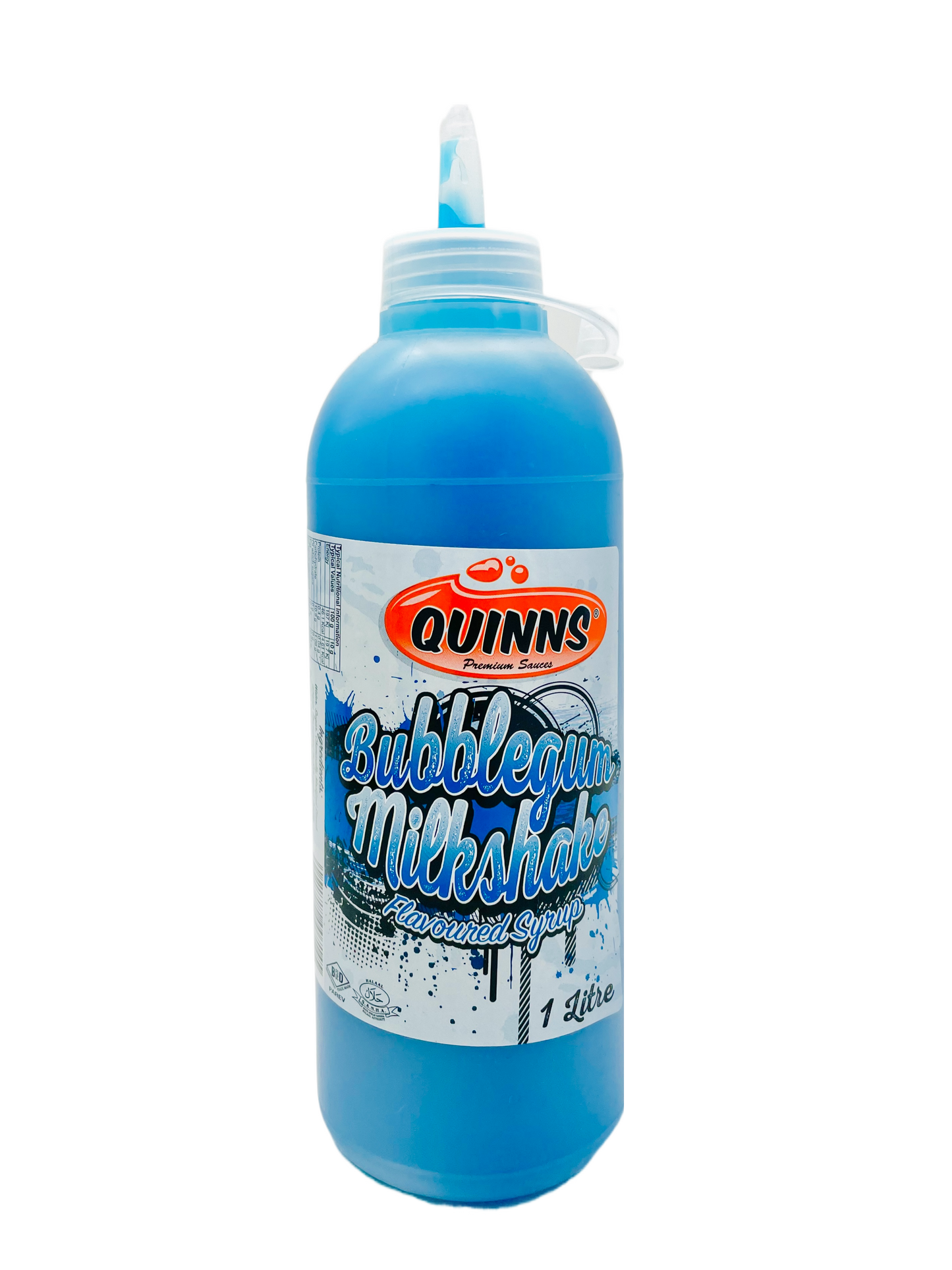 Quinns Bubblegum Milkshake Flavoured Syrup 1L