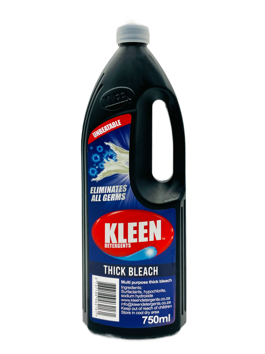 Kleen Detergents Thick Bleach 750ml