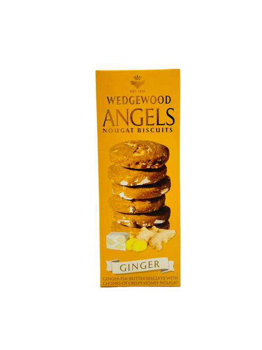 Wedgewood Angels Nougat Biscuits Ginger Flavoured 150g