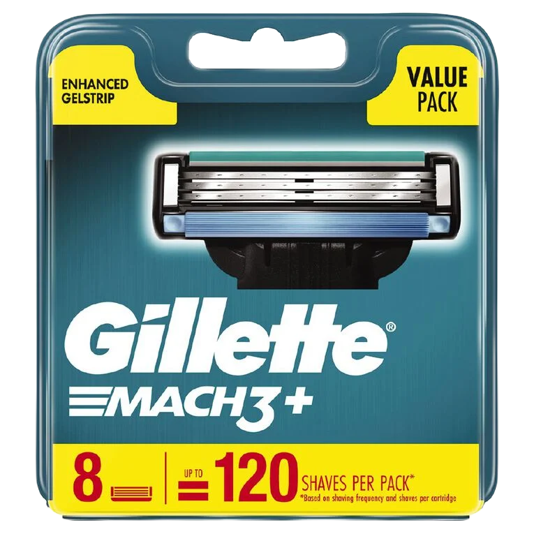 Gillette Mach3+ 8 Pack