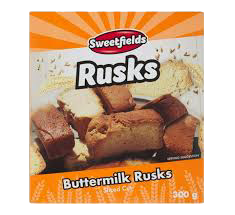 Sweetfields Rusks Buttermilk 300g