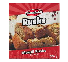 Sweetfields Rusks Muesli 300g